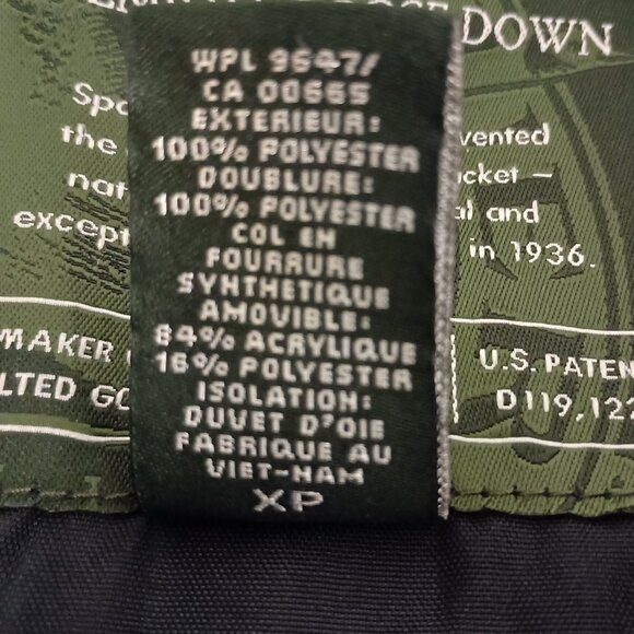 Eddie Bauer Premium Goose Down Coat Black 4 Pocket Women’s XS - Picture 8 of 15